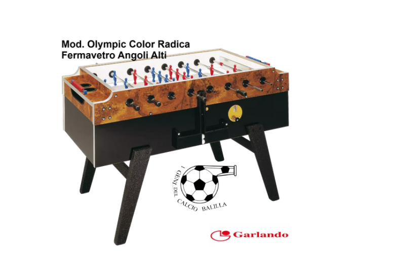 GARLANDO OLYMPIC TABLE FOOTBALL COLOR BRIAR HIGH CORNERS