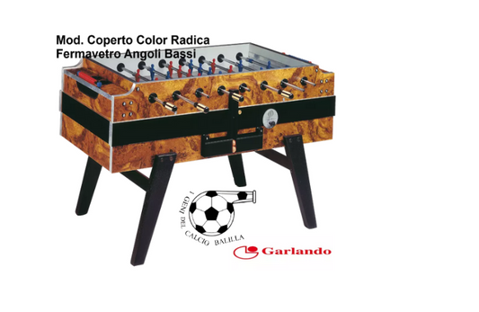 GARLANDO TABLE FOOTBALL COVERED BRIAR COLOR LOW CORNERS