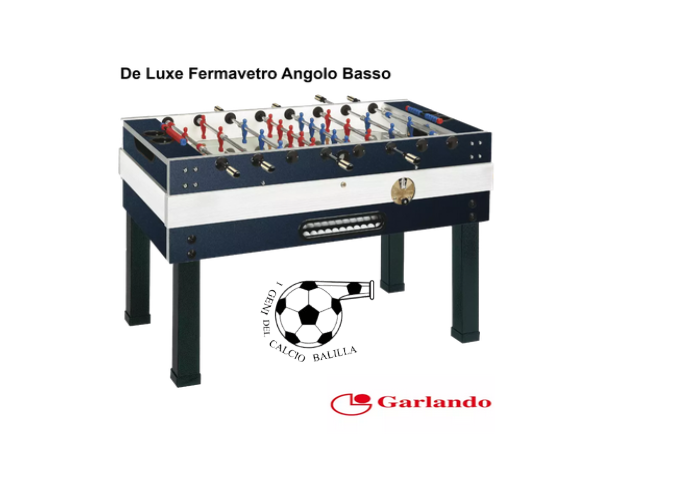 GARLANDO DELUXE LOW CORNERS TABLE FOOTBALL