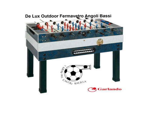 GARLANDO DELUXE OUTDOOR LOW ANGLES TABLE FOOTBALL