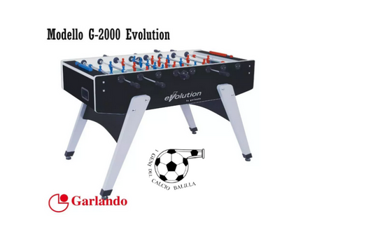 GARLANDO G-2000 EVOLUTION TABLE FOOTBALL WITH RETRACTABLE RODS