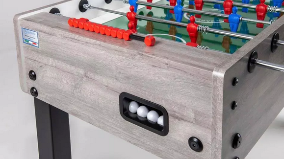 GARLANDO G-500 OAK TABLE FOOTBALL WITH RETRACTABLE RODS