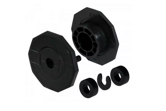 BLACK BUSHING NORDITALIA MODEL "LASER" FOR RETRACTABLE RODS