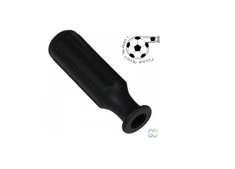 BLACK KNOB FOR NORDITALIA TABLE FOOTBALL IN RUBBER, DIAMETER 16 MM