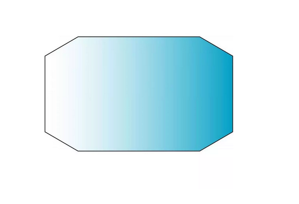 VETRO SABBIATO NORDITALIA DIMENSIONE 1140 X 630 MM