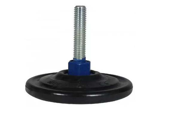 ADJUSTABLE RUBBER FOOT - DIAM.10 cm -12MA