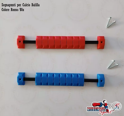 TABELLONE CALCIOBALILLA ROSSO/BLU ROBERTO SPORT