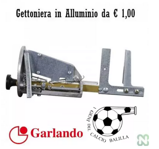 GARLANDO TABLE FOOTBALL COIN MECHANISM IN ALUMINUM FROM €1.00