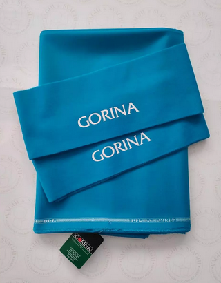 GORINA 5M PLUS TURQUOISE BILLIARD CLOTH WITH SILKSCREENED "L" CUSHIONS