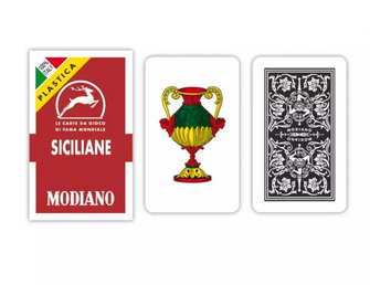 MODIANO SICILIAN CARDS 100% PLASTIC