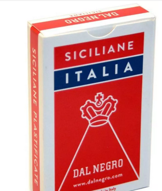 CARTE SICILIANE DAL NEGRO ITALIA ROSSO CASO