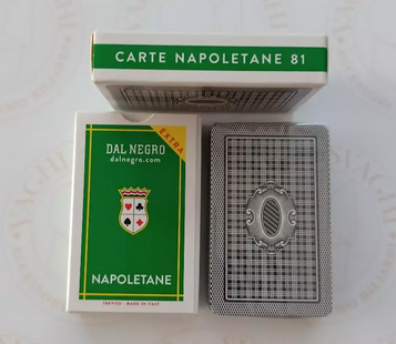 CARTE DA GIOCO NAPOLETANE DAL NEGRO N 81 EXTRA