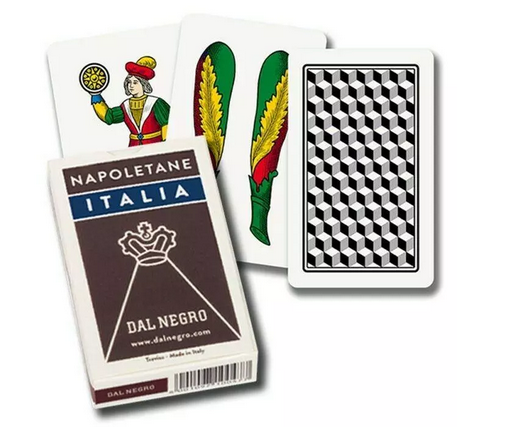 NAPLES CARDS DAL NEGRO ITALY BROWN CASE