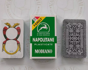 MODIANO NAPLES FAMILY GREEN PLAYING CARDS