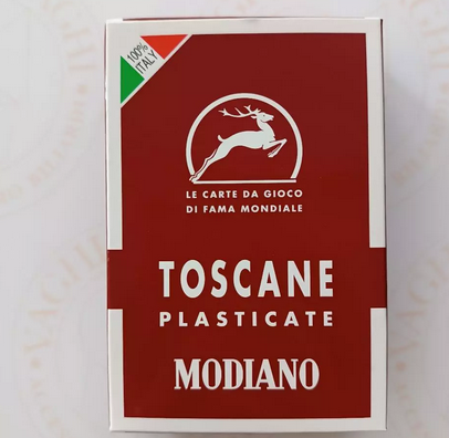 MODIANO TUSCAN CARDS N° 85 LAMINATED