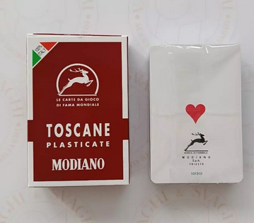 MODIANO TUSCAN CARDS N° 85 LAMINATED