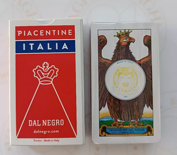 PIACENTINE CARDS DAL NEGRO ITALY RED CASE