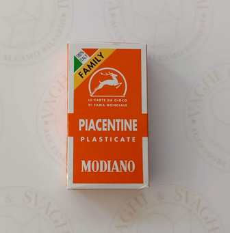 CARTE FAMIGLIA PIACENTINE MODIANO ARANCIONE