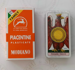 CARTE FAMIGLIA PIACENTINE MODIANO ARANCIONE