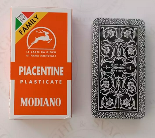 CARTE FAMIGLIA PIACENTINE MODIANO ARANCIONE