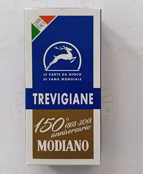 MODIANO TREVIGIANE BLUE PLAYING CARDS 150th ANNIVERSARY