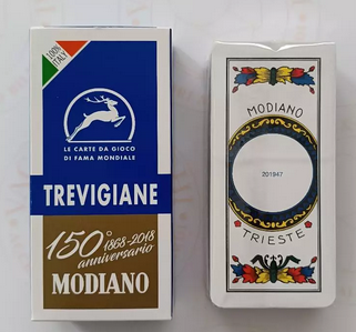 MODIANO TREVIGIANE BLUE PLAYING CARDS 150th ANNIVERSARY