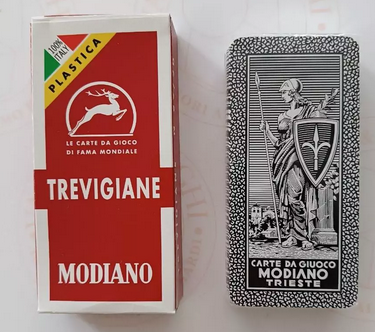 MODIANO TREVIGIANE PLAYING CARDS 100% PLASTIC