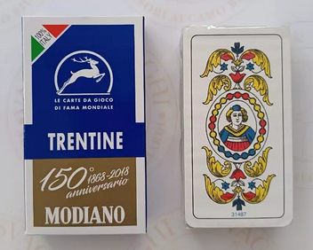 MODIANO TRENTINE BLUE PLAYING CARDS 150th ANNIVERSARY