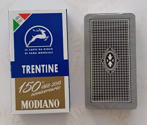 MODIANO TRENTINE BLUE PLAYING CARDS 150th ANNIVERSARY