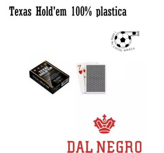 CARTE DA NEGRO TEXAS HOLD'EM NERE