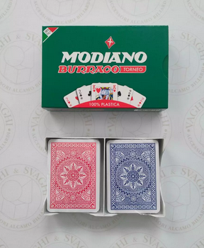 CARTE BURRACO MODIANO MODELLO TORNEO 100% PLASTICA