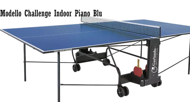 PING PONG GARLANDO CHALLENGE INDOOR PIANO BLUE