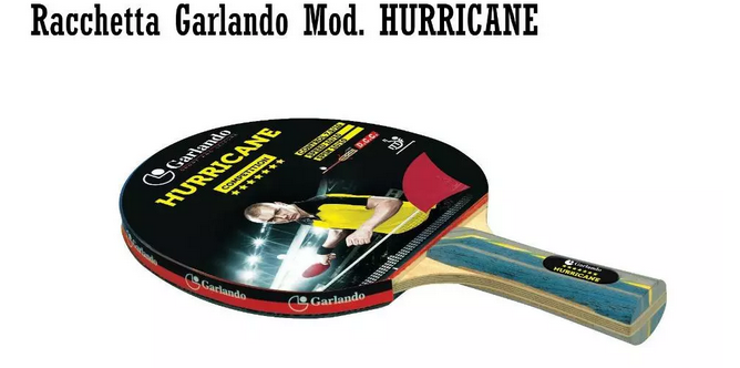 RACCHETTA DA PING PONG GARLANDO HURRICANE 7 STELLE