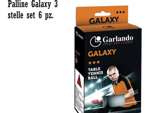 GARLANDO GALAXY 3 STAR PING PONG BALLS