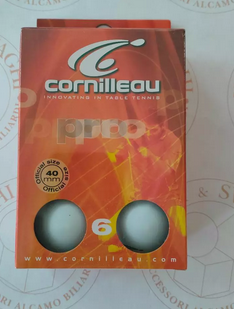 CORNILLEAU PALLINE PRO MODEL SET 6 PZ. BIANCO