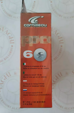 CORNILLEAU PALLINE PRO MODEL SET 6 PZ. BIANCO