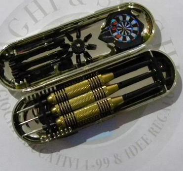 GOLD METAL BRASS UNICORN DARTS