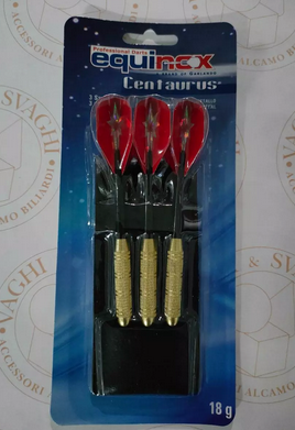 FRECCETTE CON PUNTA IN METALLO EQUINOX SET DA 3