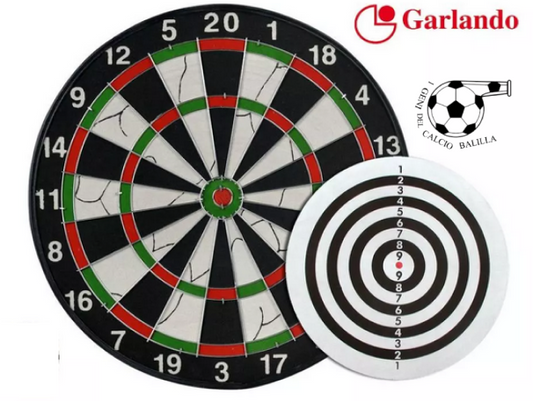 GARLANDO EQUINOX ORION MODEL DOUBLE-SIDED FLOCKED DARTBOARD