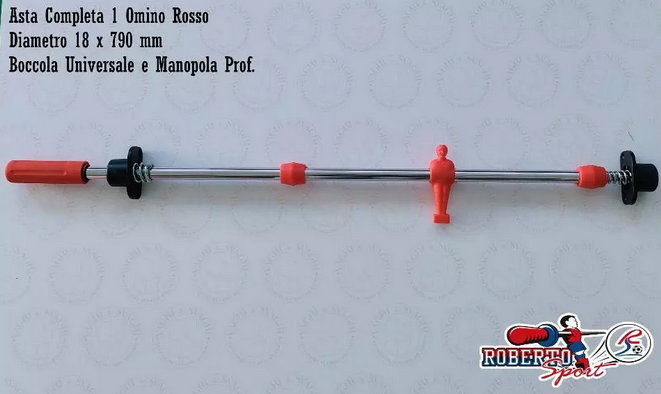 COMPLETE AUCTION R/B ROBERTO SPORT DIAMETER 18 X 790 WITH UNIVERSAL NOZZLES PROFESSIONAL HANDLES