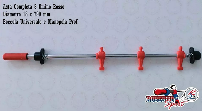 COMPLETE AUCTION R/B ROBERTO SPORT DIAMETER 18 X 790 WITH UNIVERSAL NOZZLES PROFESSIONAL HANDLES