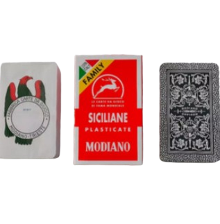 CARTE SICILIANE MODIANO FAMIGLIA ARANCIONE