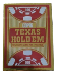 CARTE DA POKER COPAG TEXAS HOLD'EM RETRO ROSSO